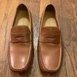 Cole Hahn Men's Leather Penny Driver in British Tan